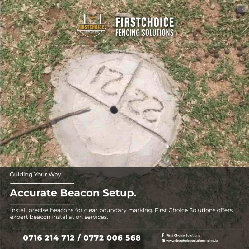 Beacon Placement for Accurate Land Demarcation - First Choice Fencing ...