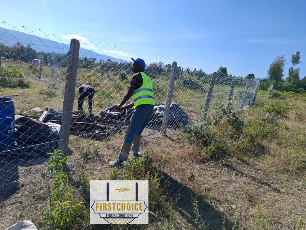 chain link fencing in Kenya
